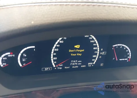 2012 Mercedes-Benz S 63 Amg z USA, uszkodzony, nr VIN WDDNG7EB3CA471763